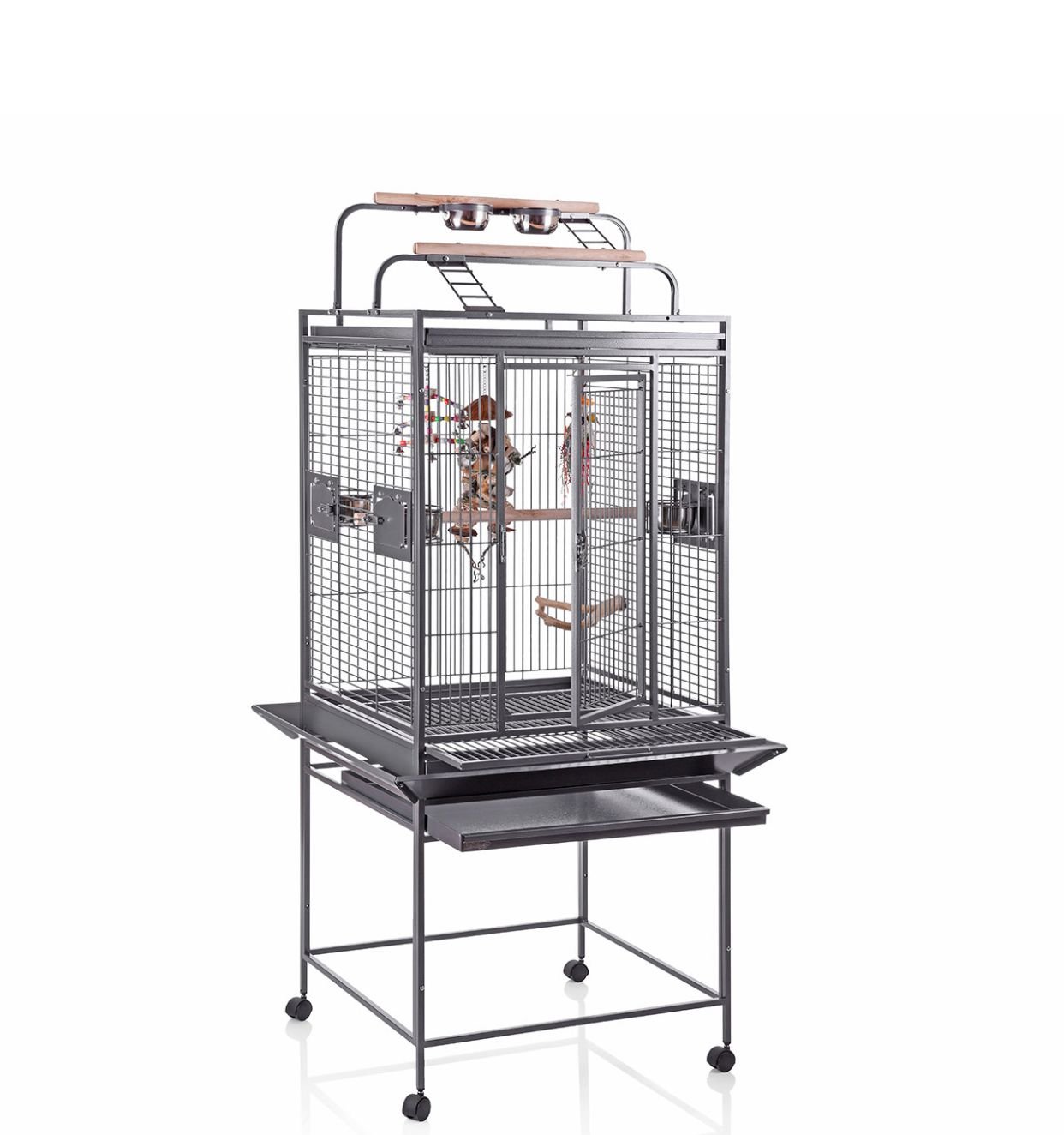 A&E Cage Co. 36"x28" Stainless Steel Majestic Dome Top Bird Cage